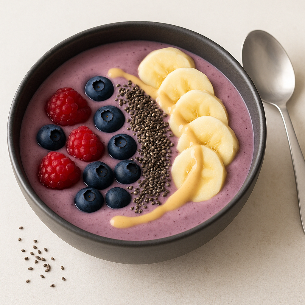 High-Protein Smoothie Bowl mit Proteinpulver