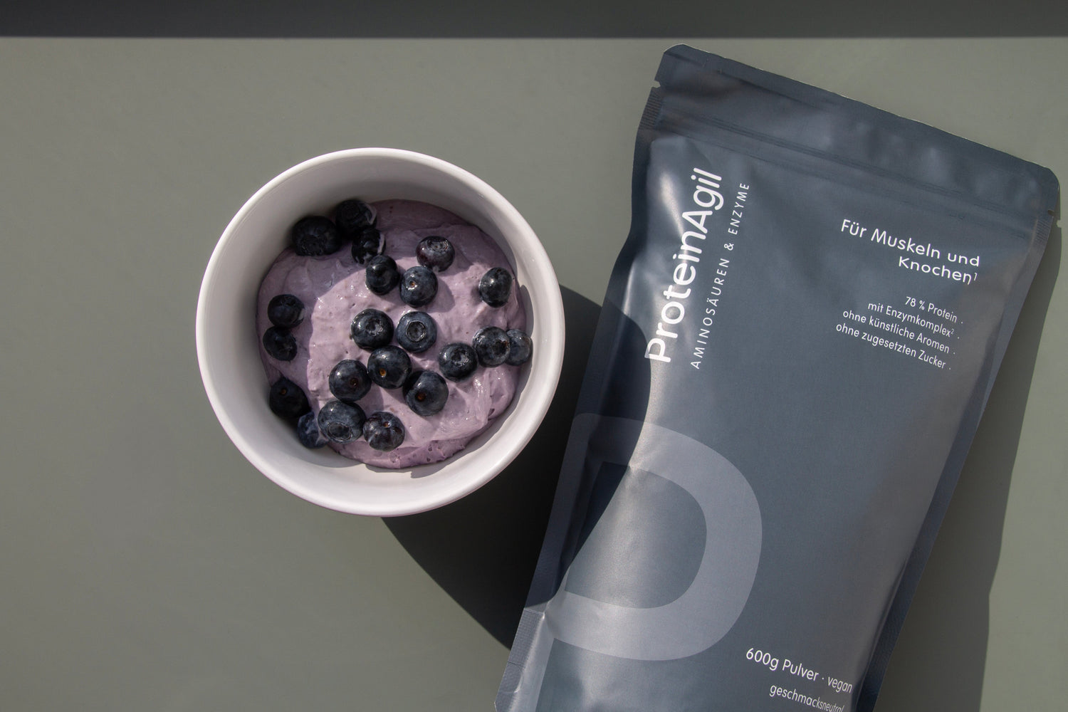 Veganes High Protein Beeren Mousse