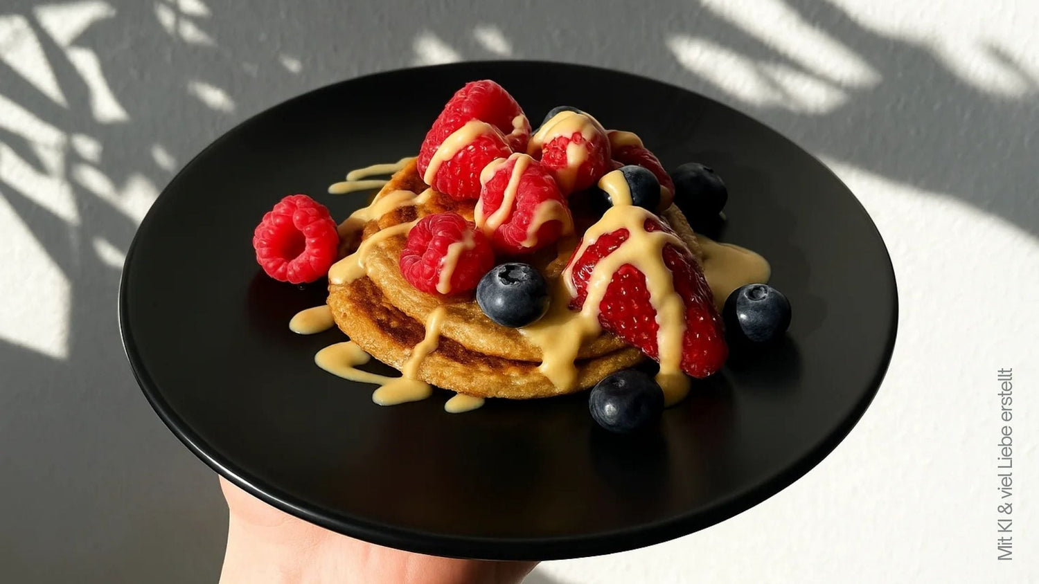 Vegane Protein Pancakes mit 4 Zutaten