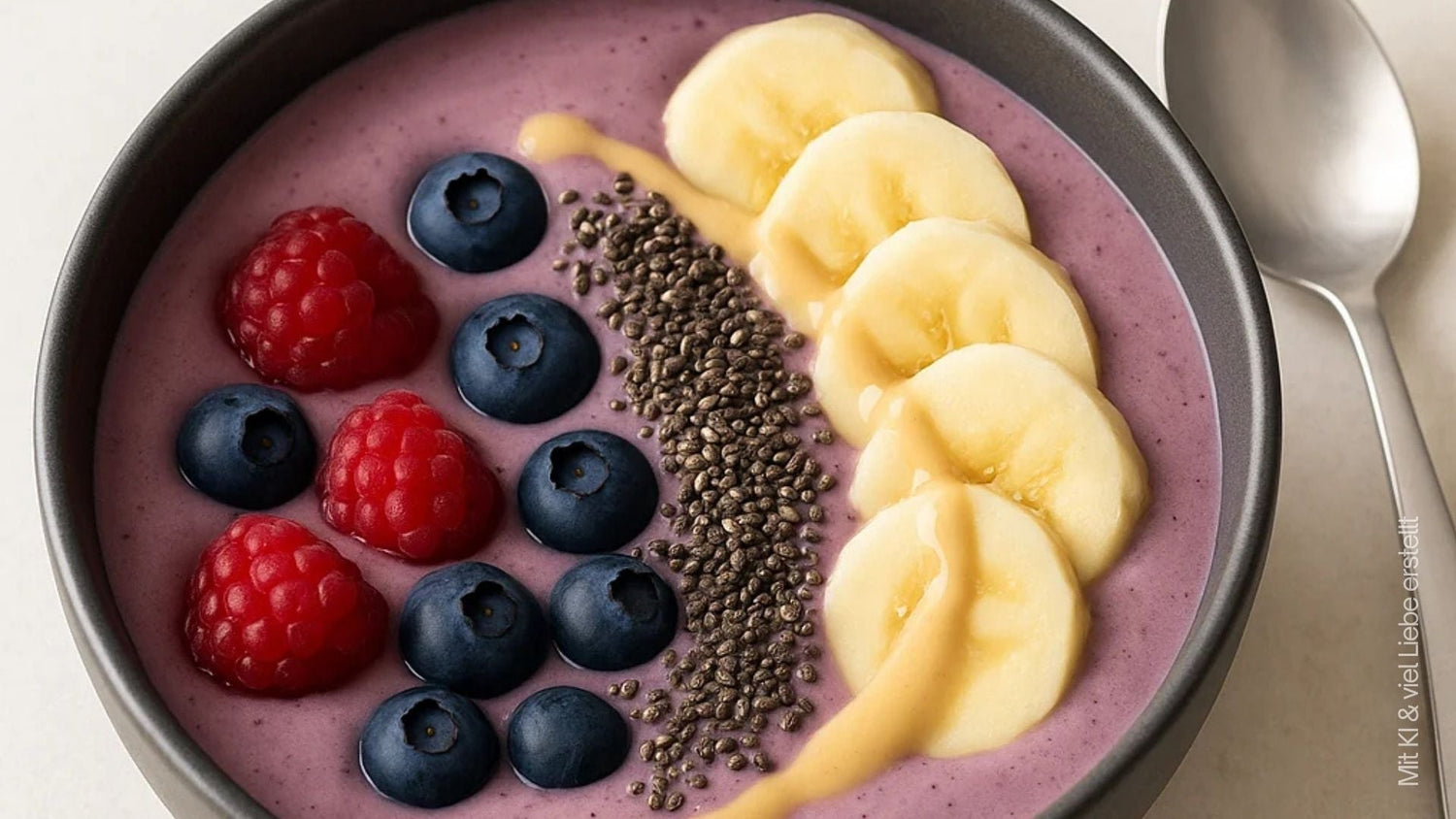 High-Protein Smoothie Bowl mit Proteinpulver
